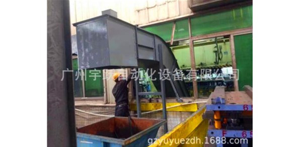 重庆客户200米大型废料线安装现场施工图